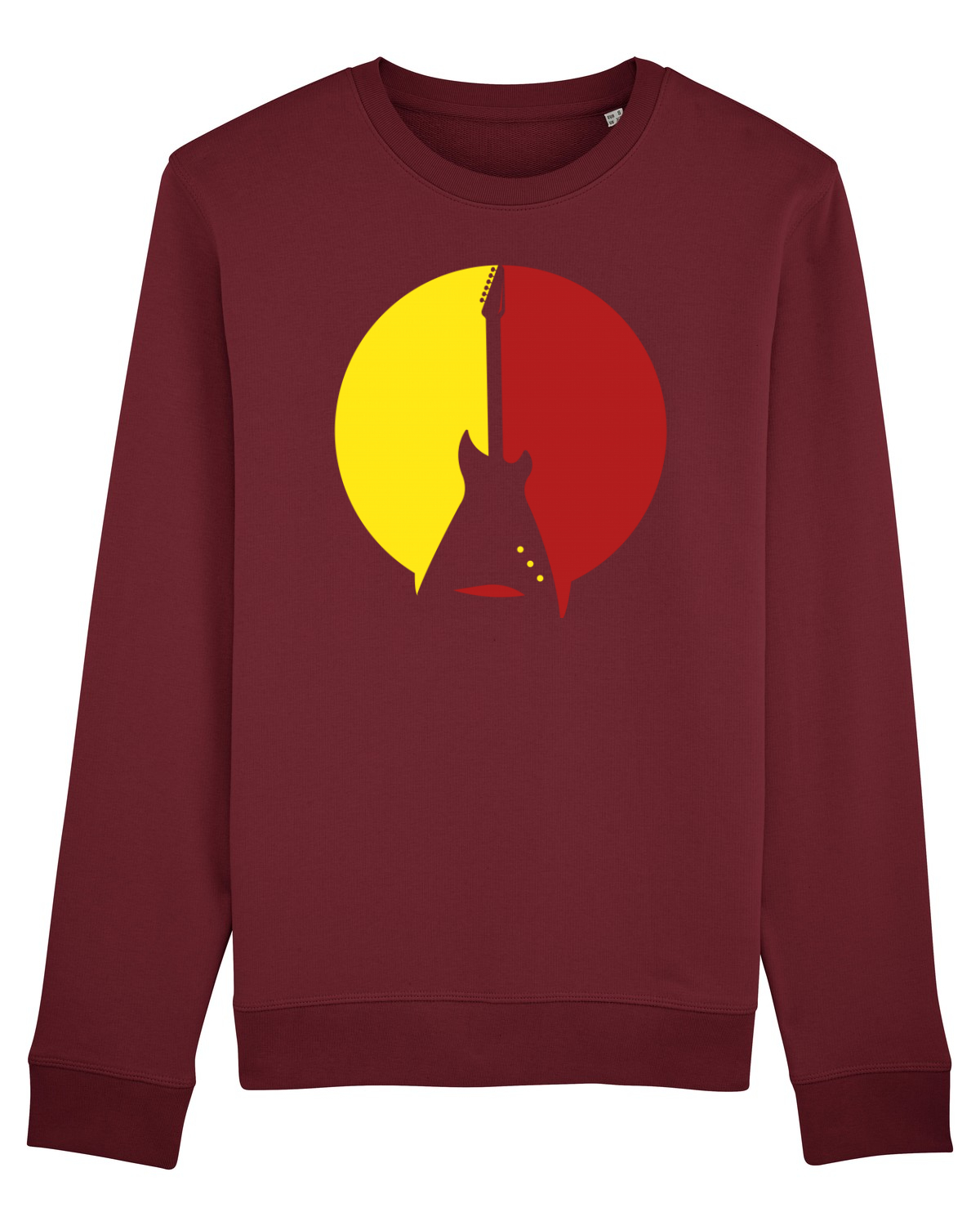 Bluză mânecă lungă Unisex Rise Burgundy