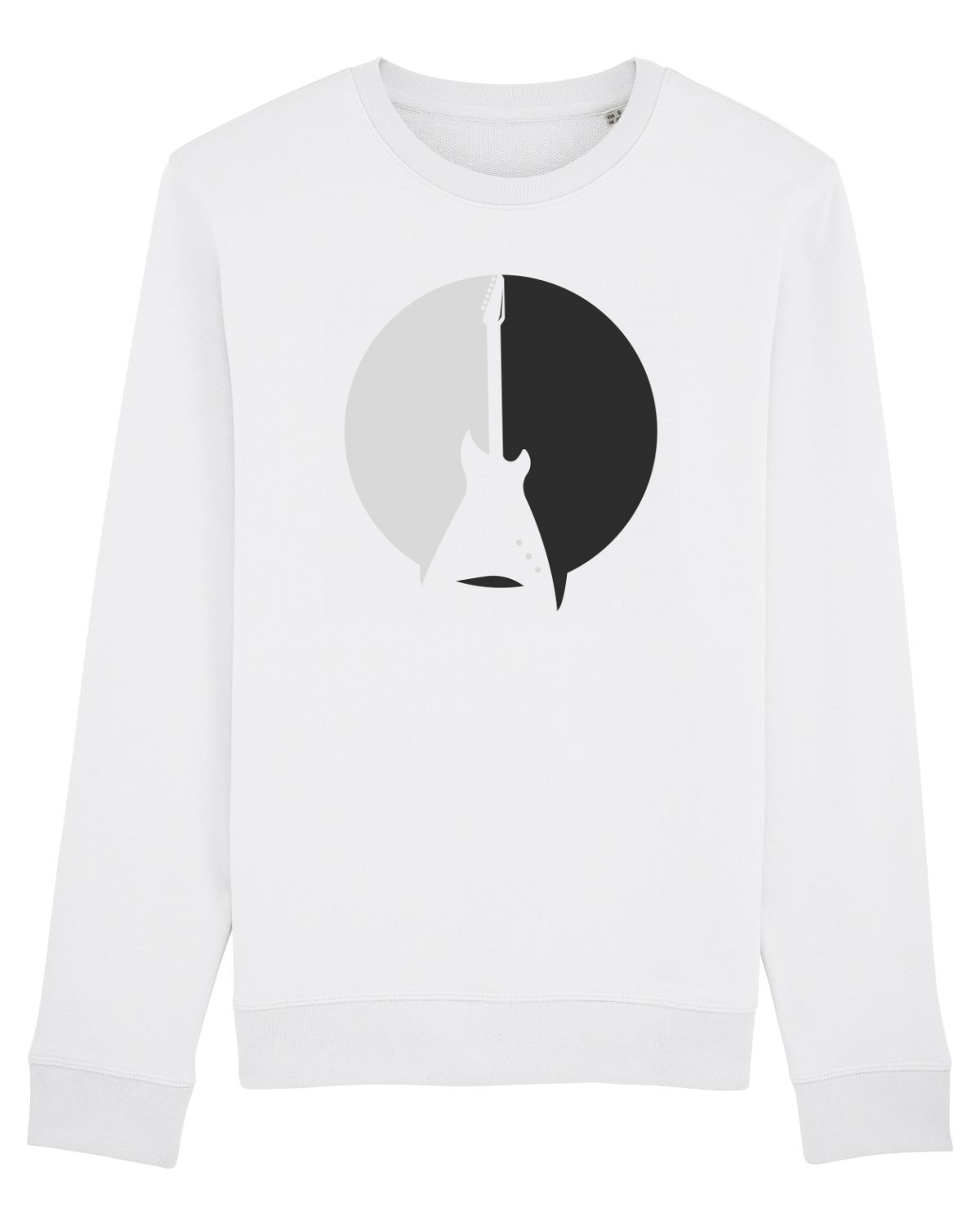 Bluză mânecă lungă Unisex Rise White