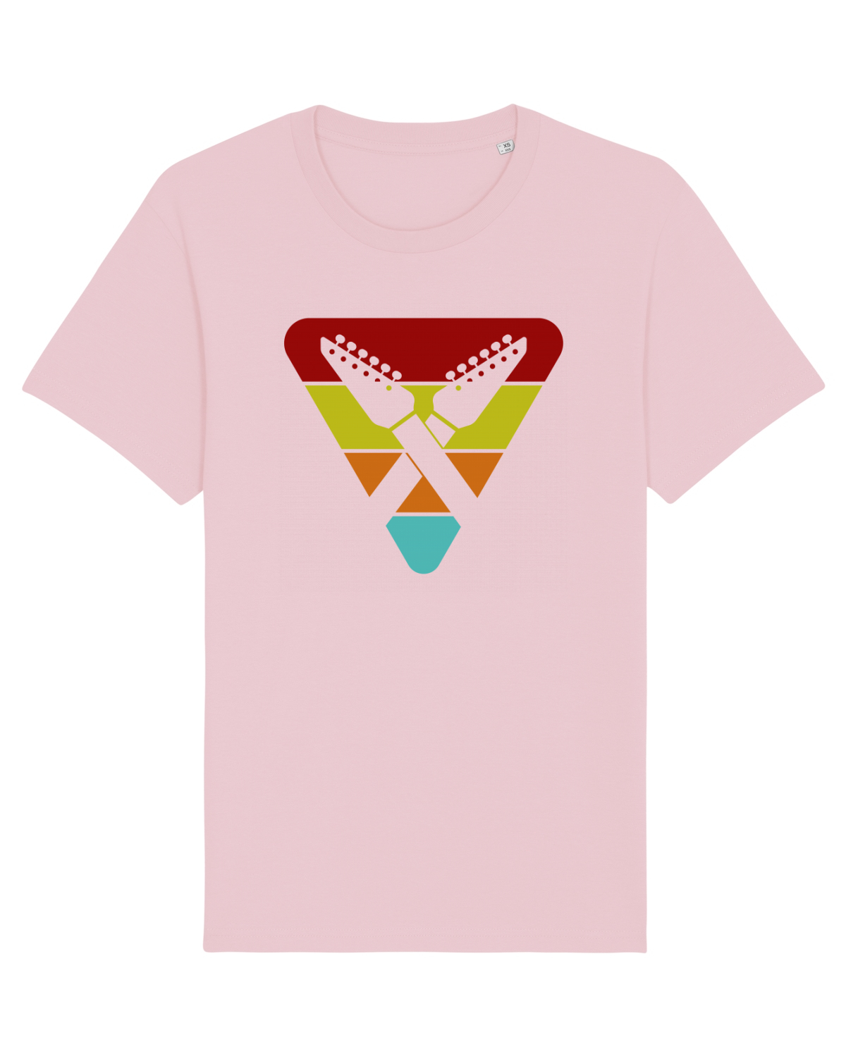 Tricou mânecă scurtă Unisex Rocker Cotton Pink