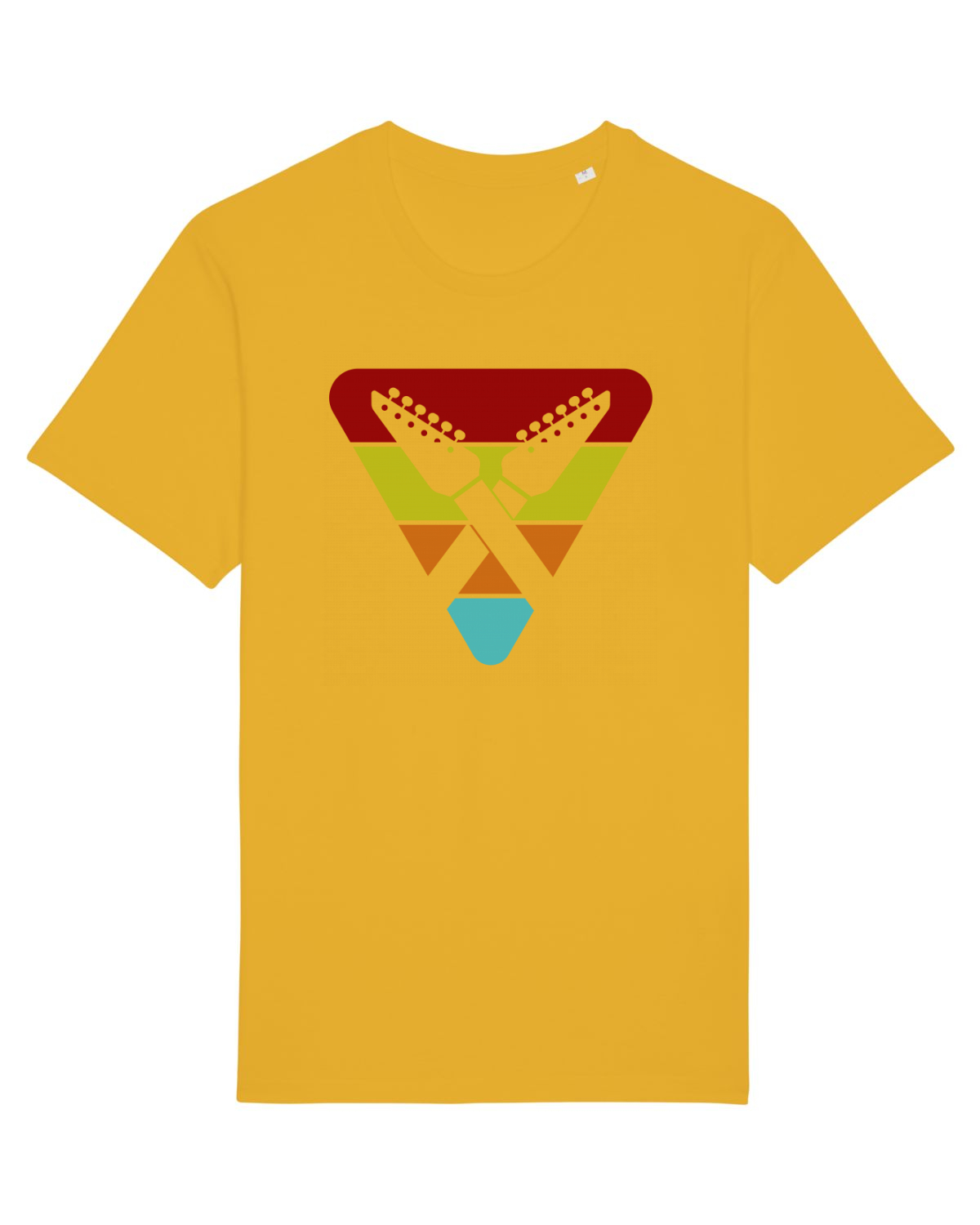 Tricou mânecă scurtă Unisex Rocker Spectra Yellow