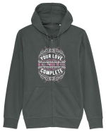Your Love is All I Need Hanorac cu fermoar Unisex Connector