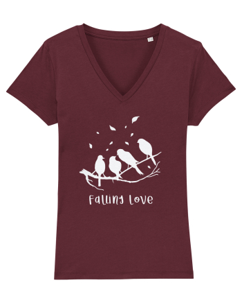 falling love Burgundy