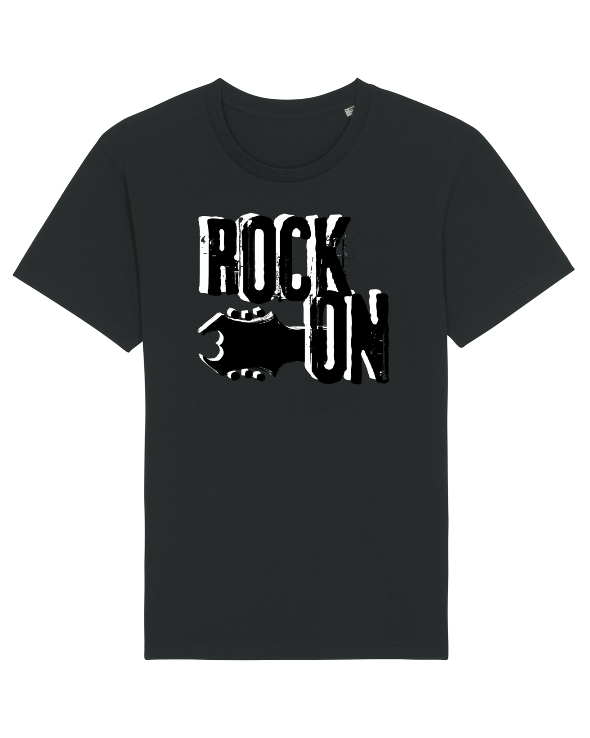 Tricou mânecă scurtă Unisex Rocker Black