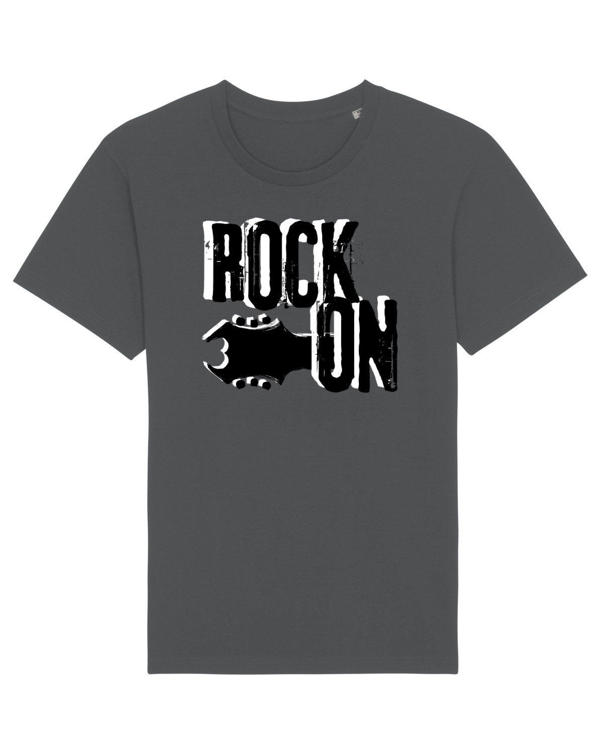 Tricou mânecă scurtă Unisex Rocker Anthracite