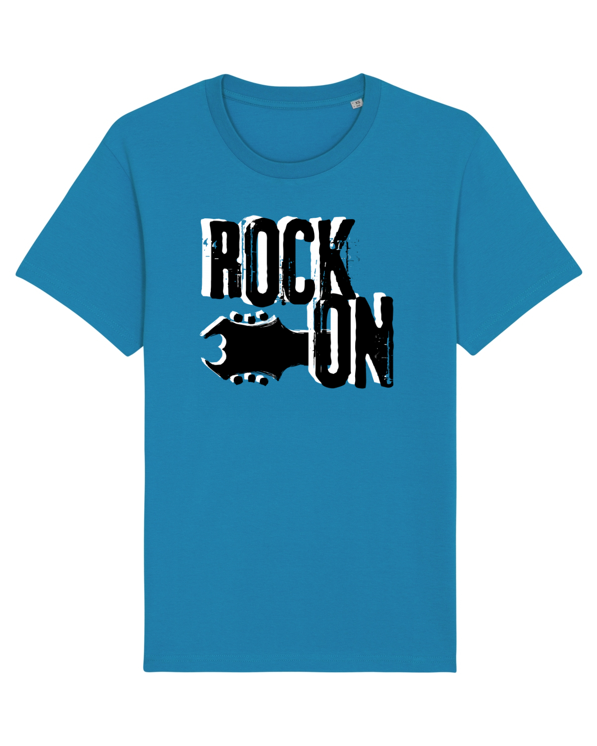 Tricou mânecă scurtă Unisex Rocker Azur