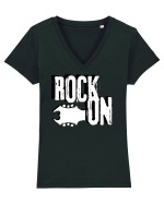 Rock Music Lover Tricou mânecă scurtă guler V Damă Evoker