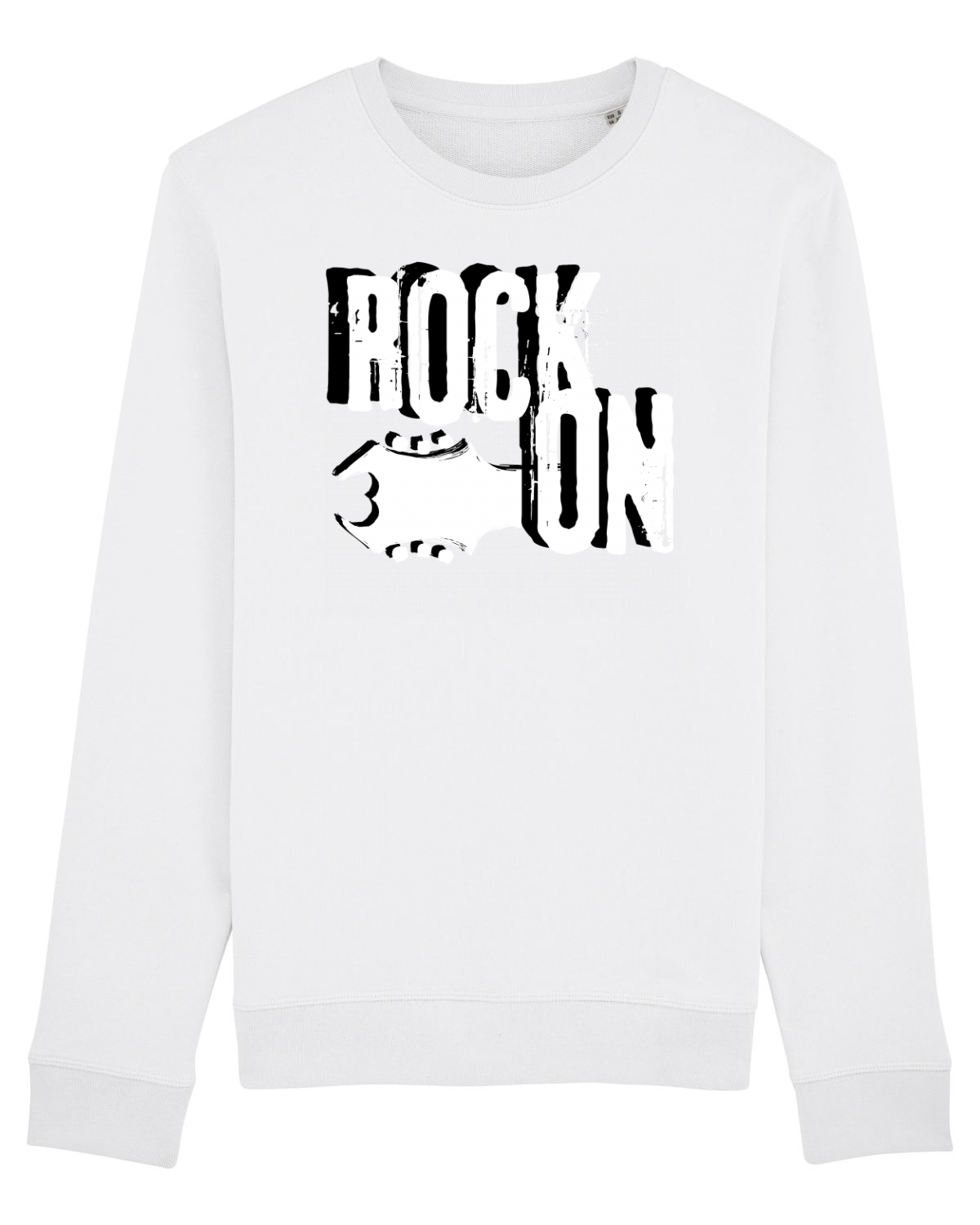 Bluză mânecă lungă Unisex Rise White