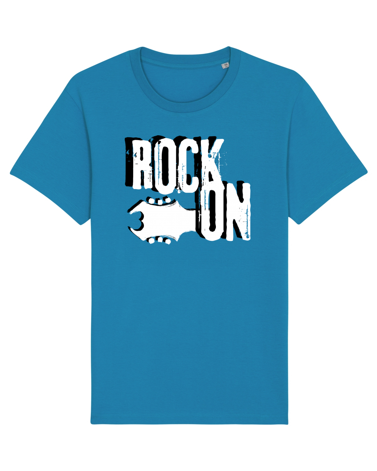 Tricou mânecă scurtă Unisex Rocker Azur
