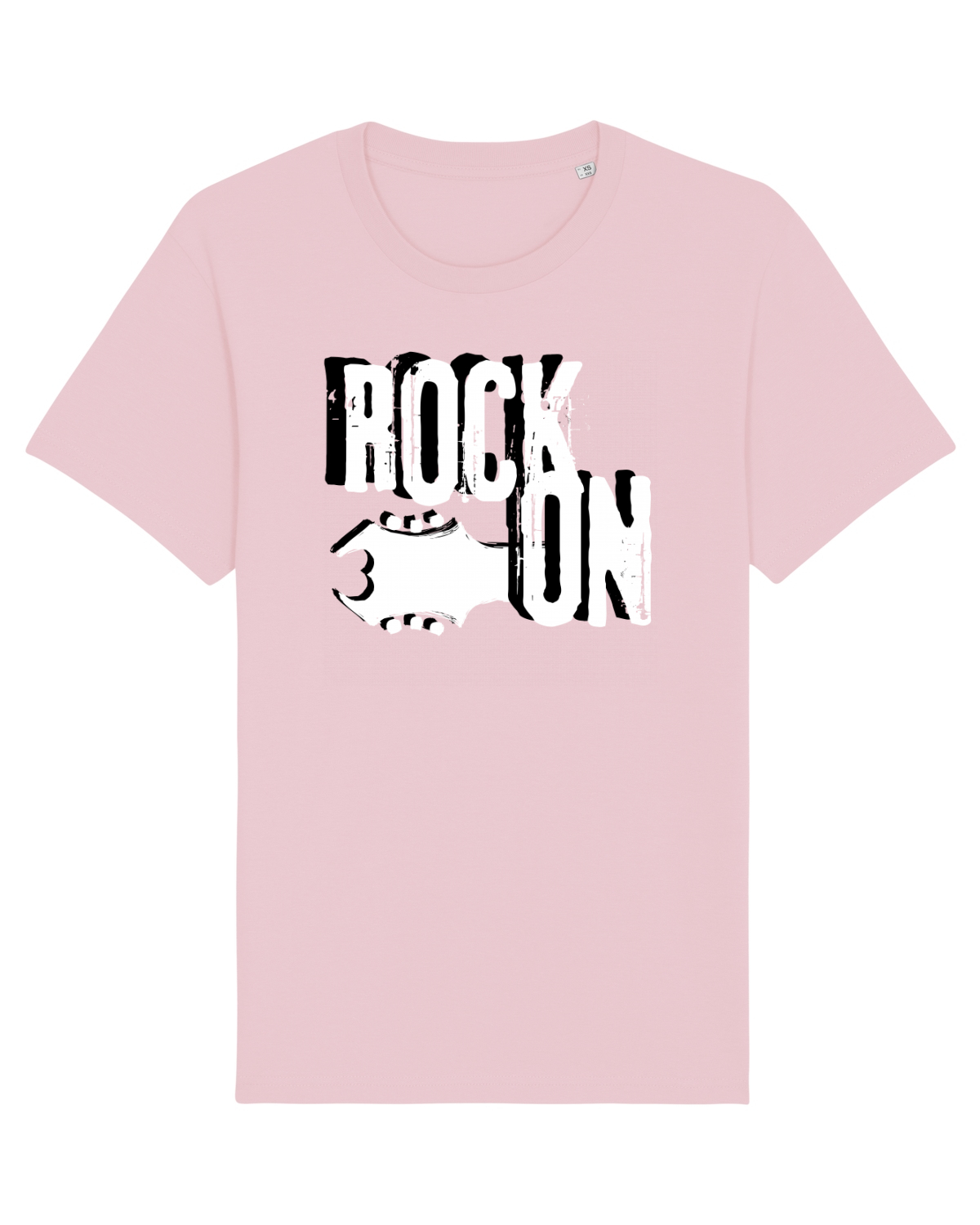 Tricou mânecă scurtă Unisex Rocker Cotton Pink