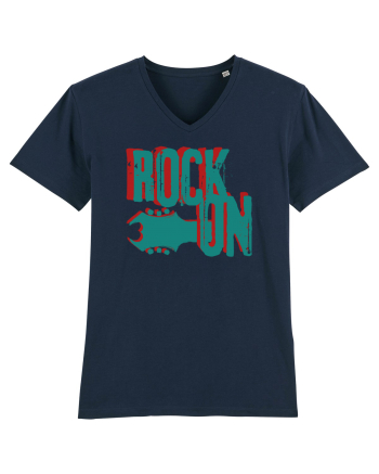 Rock Music Lover French Navy