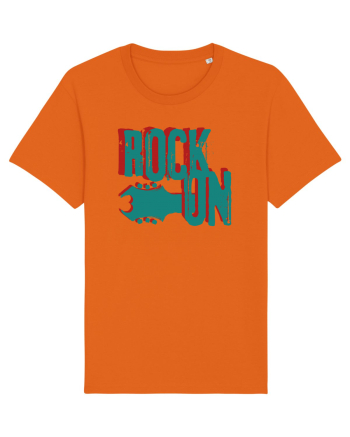 Rock Music Lover Bright Orange