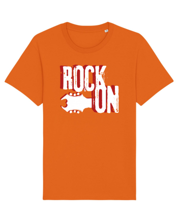 Rock Music Lover Bright Orange