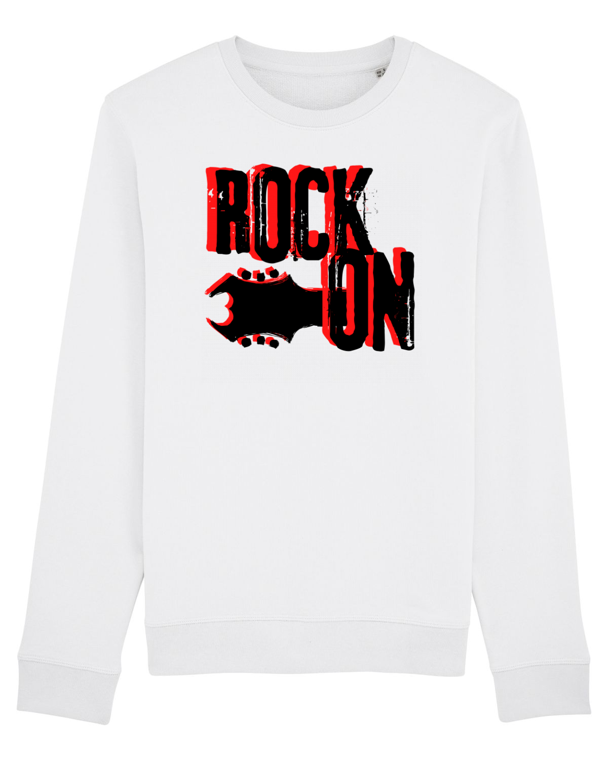 Bluză mânecă lungă Unisex Rise White