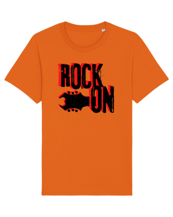Rock Music Lover Bright Orange