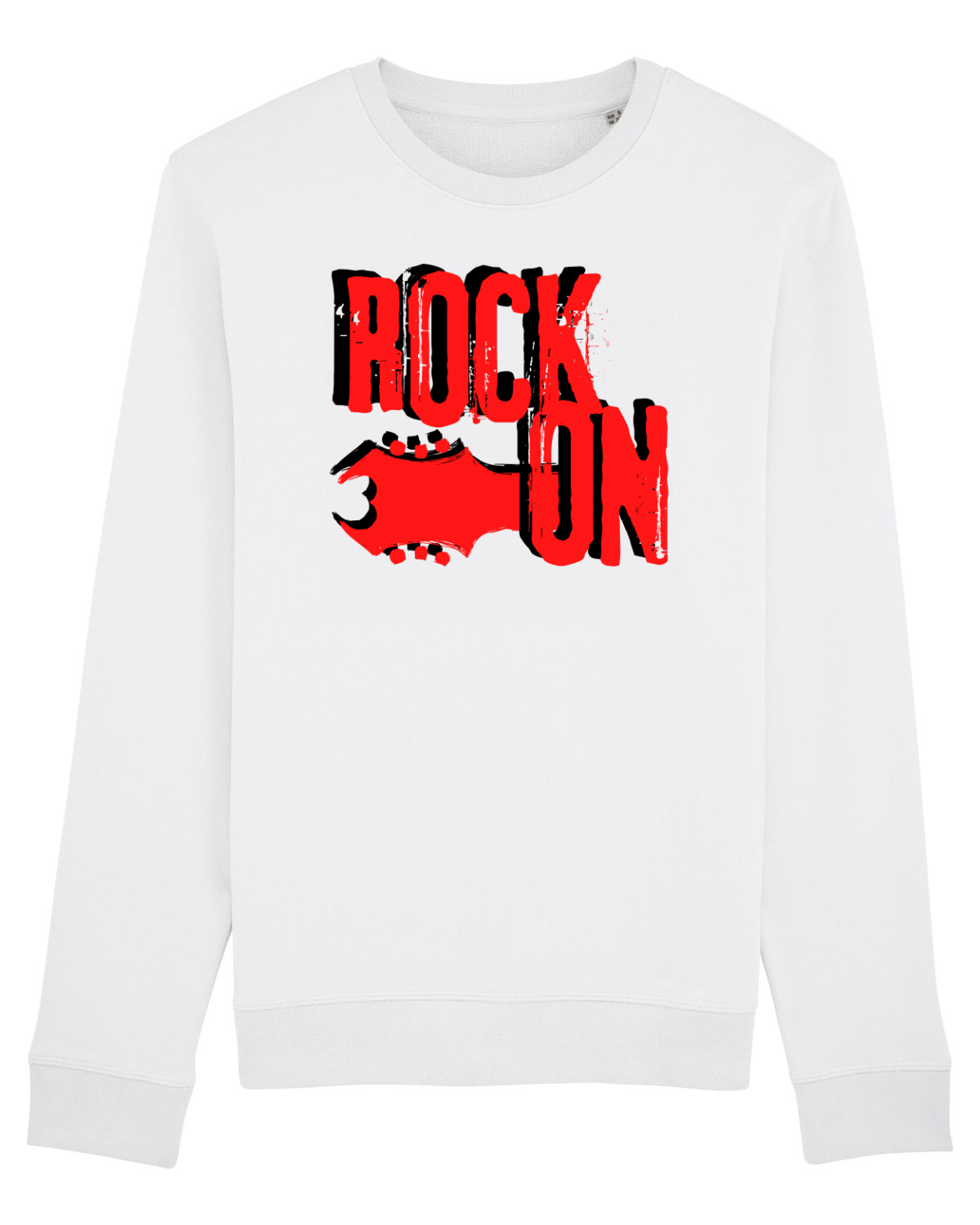 Bluză mânecă lungă Unisex Rise White