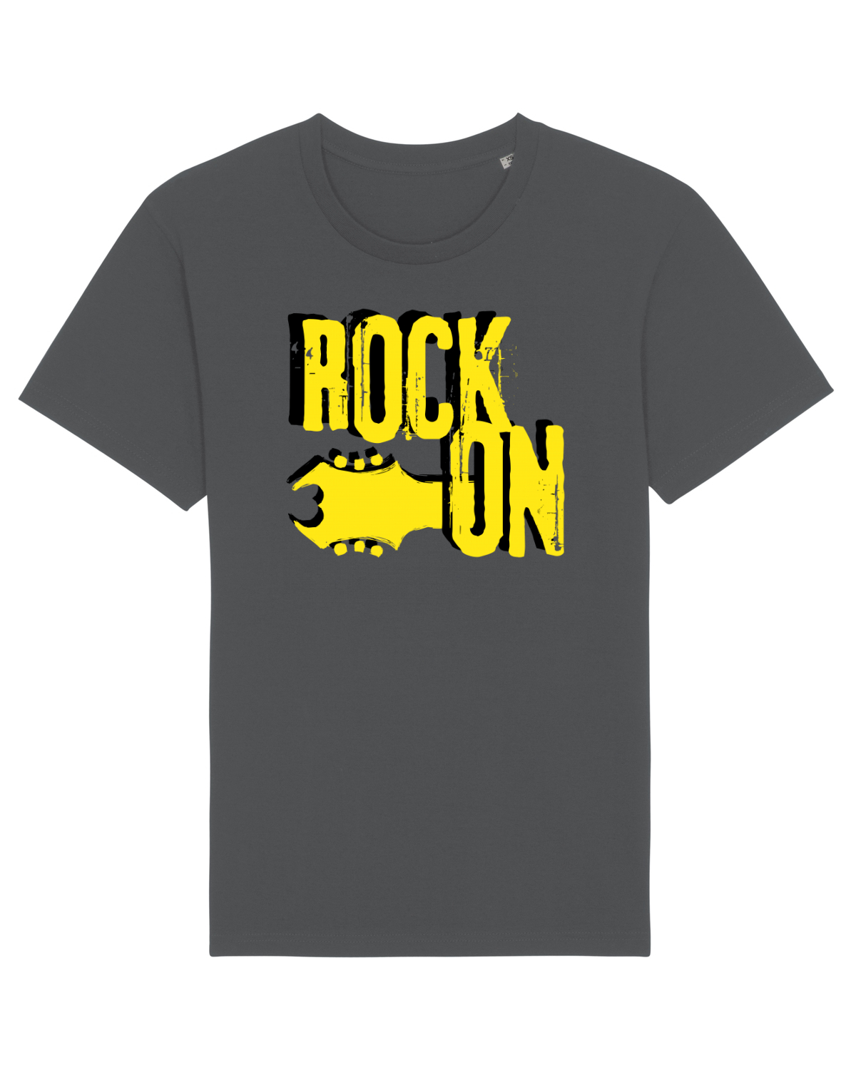 Tricou mânecă scurtă Unisex Rocker Anthracite