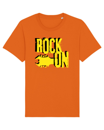 Rock Music Lover Bright Orange