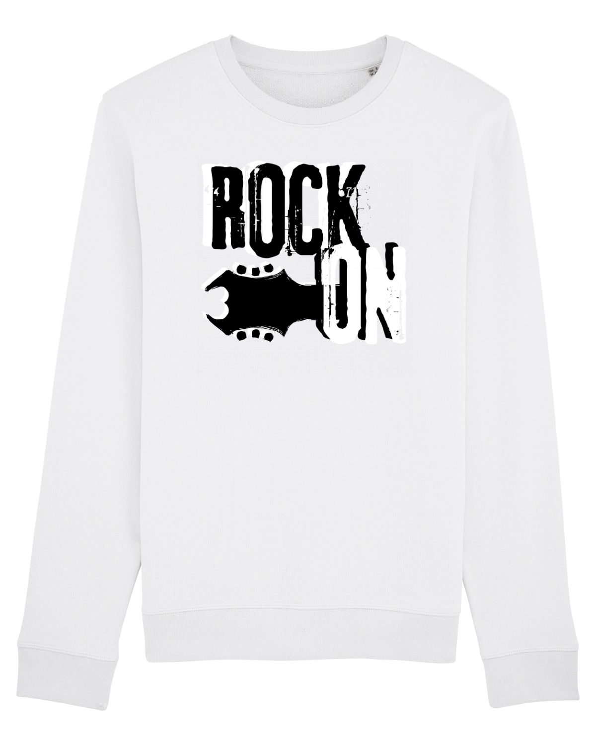 Bluză mânecă lungă Unisex Rise White