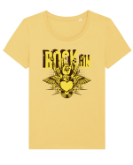 Rock And Roll Lover Tricou mânecă scurtă guler larg fitted Damă Expresser
