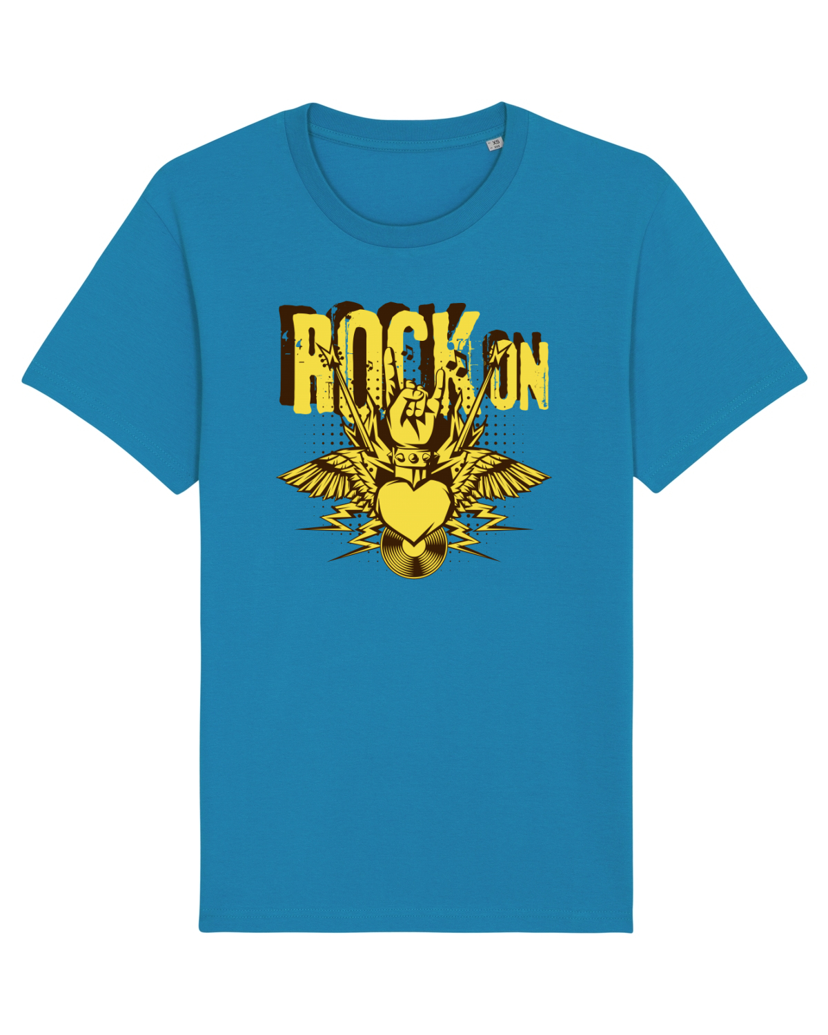 Tricou mânecă scurtă Unisex Rocker Azur