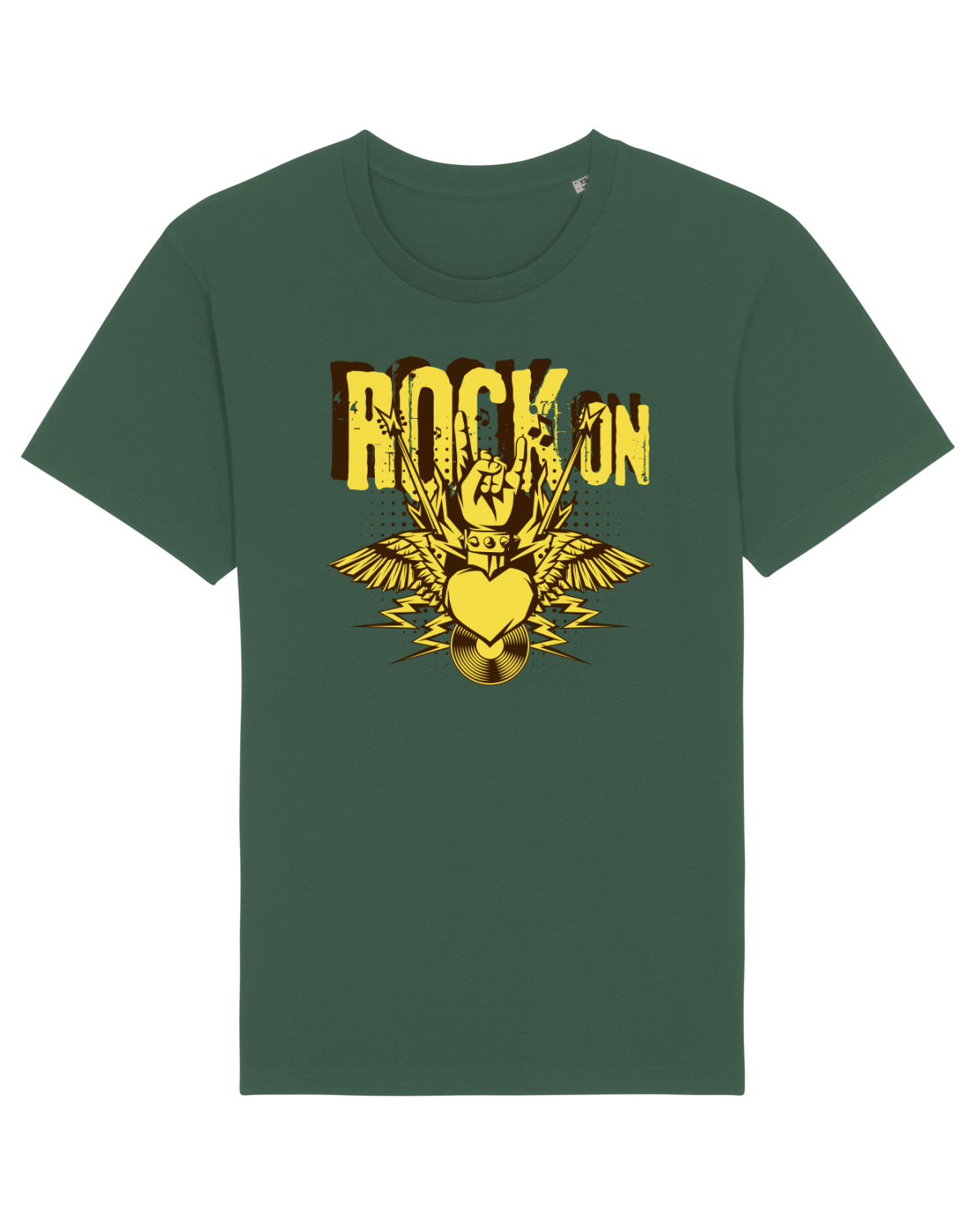 Tricou mânecă scurtă Unisex Rocker Bottle Green