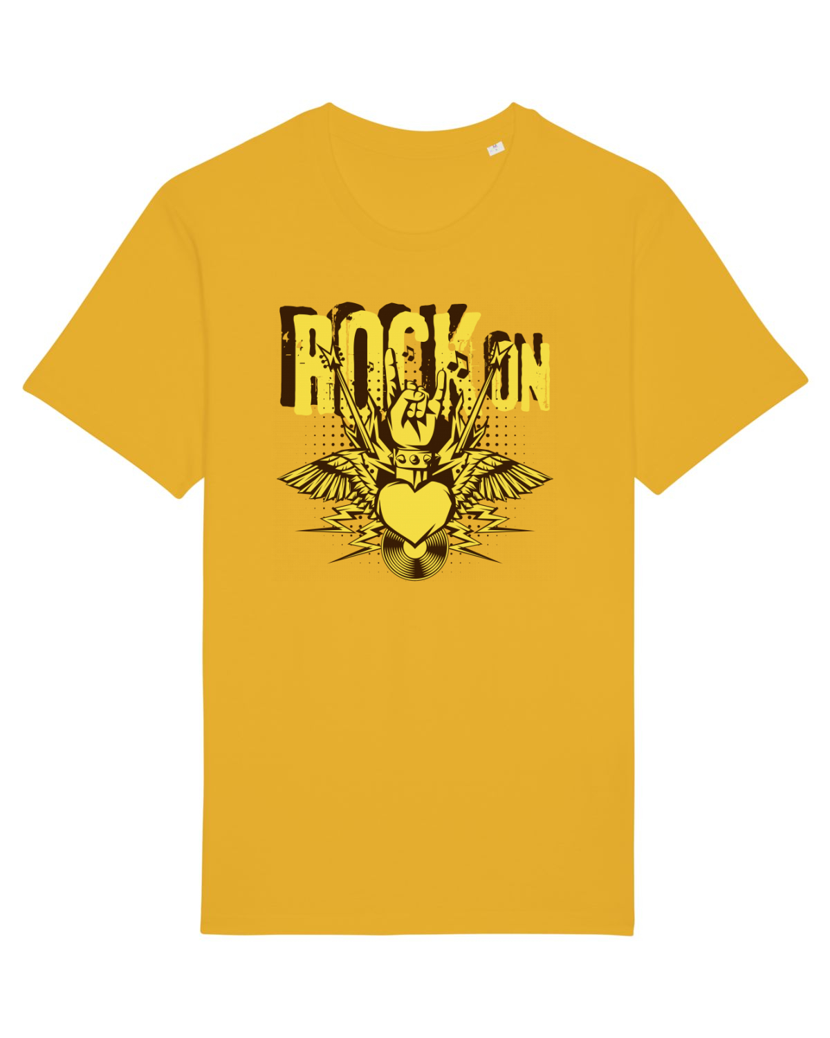 Tricou mânecă scurtă Unisex Rocker Spectra Yellow