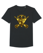 Rock And Roll Lover Tricou mânecă scurtă guler larg Bărbat Skater