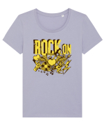 Rock And Roll Lover Tricou mânecă scurtă guler larg fitted Damă Expresser