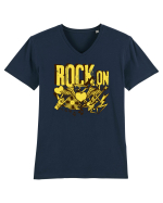 Rock And Roll Lover Tricou mânecă scurtă guler V Bărbat Presenter