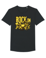 Rock And Roll Lover Tricou mânecă scurtă guler larg Bărbat Skater