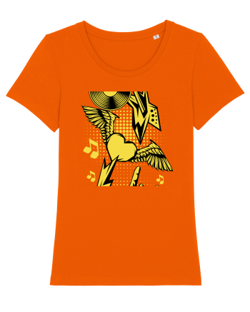 Rock And Roll Lover Bright Orange