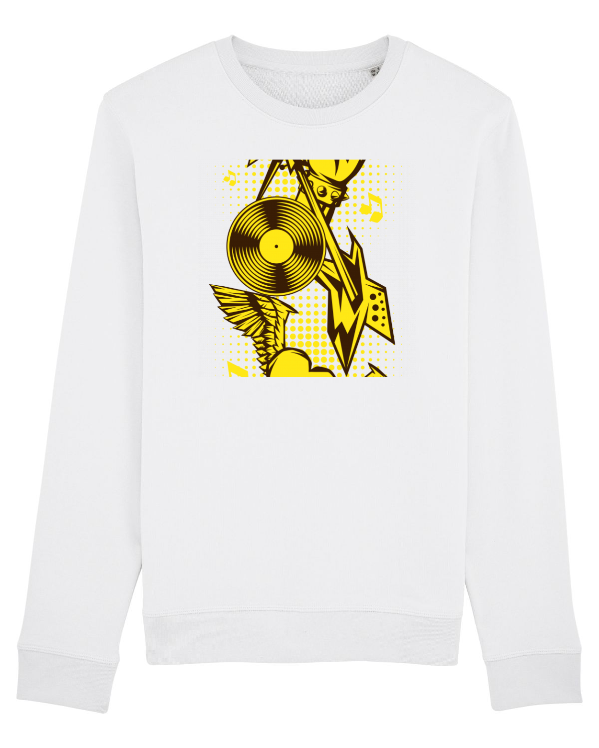 Bluză mânecă lungă Unisex Rise White