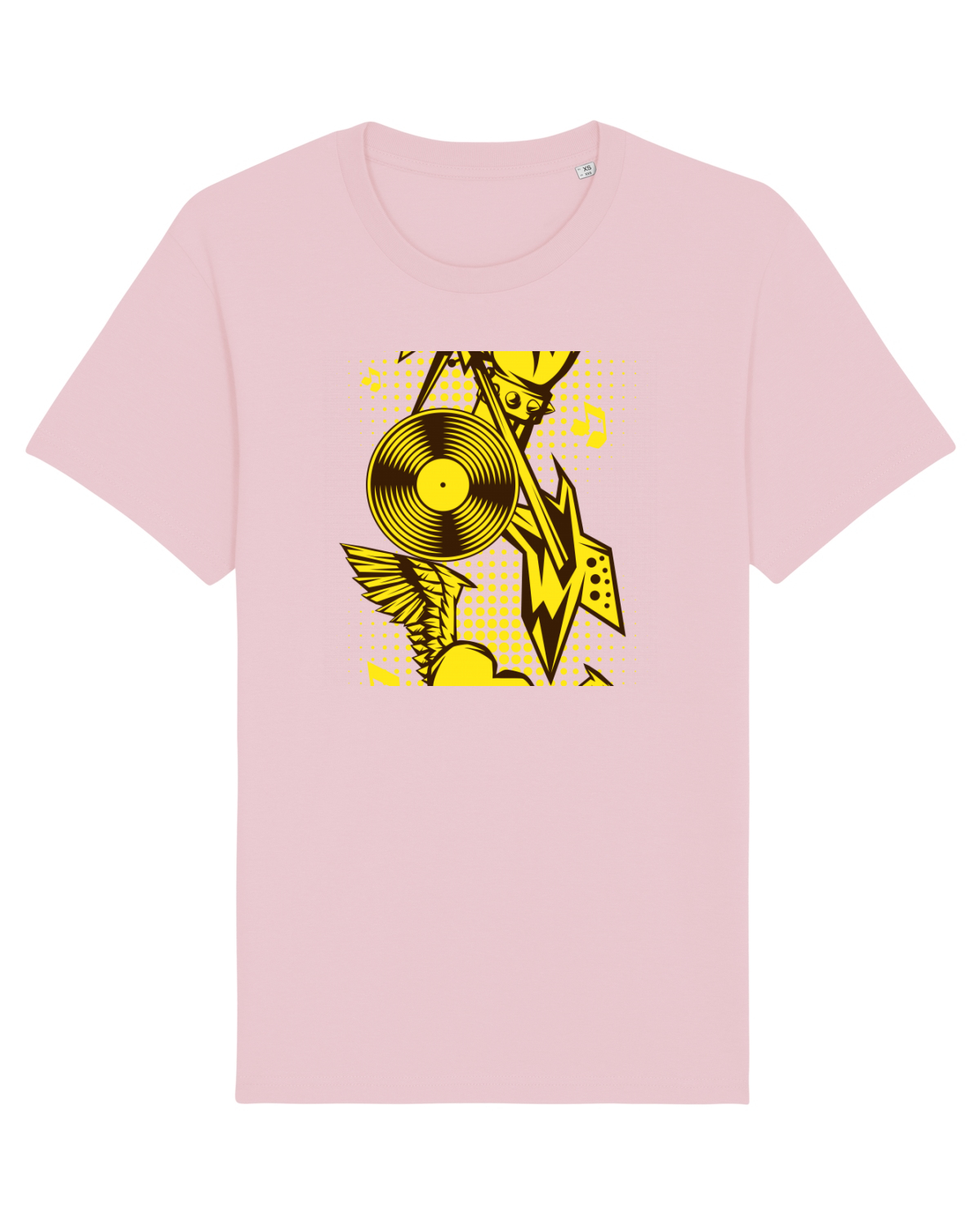 Tricou mânecă scurtă Unisex Rocker Cotton Pink