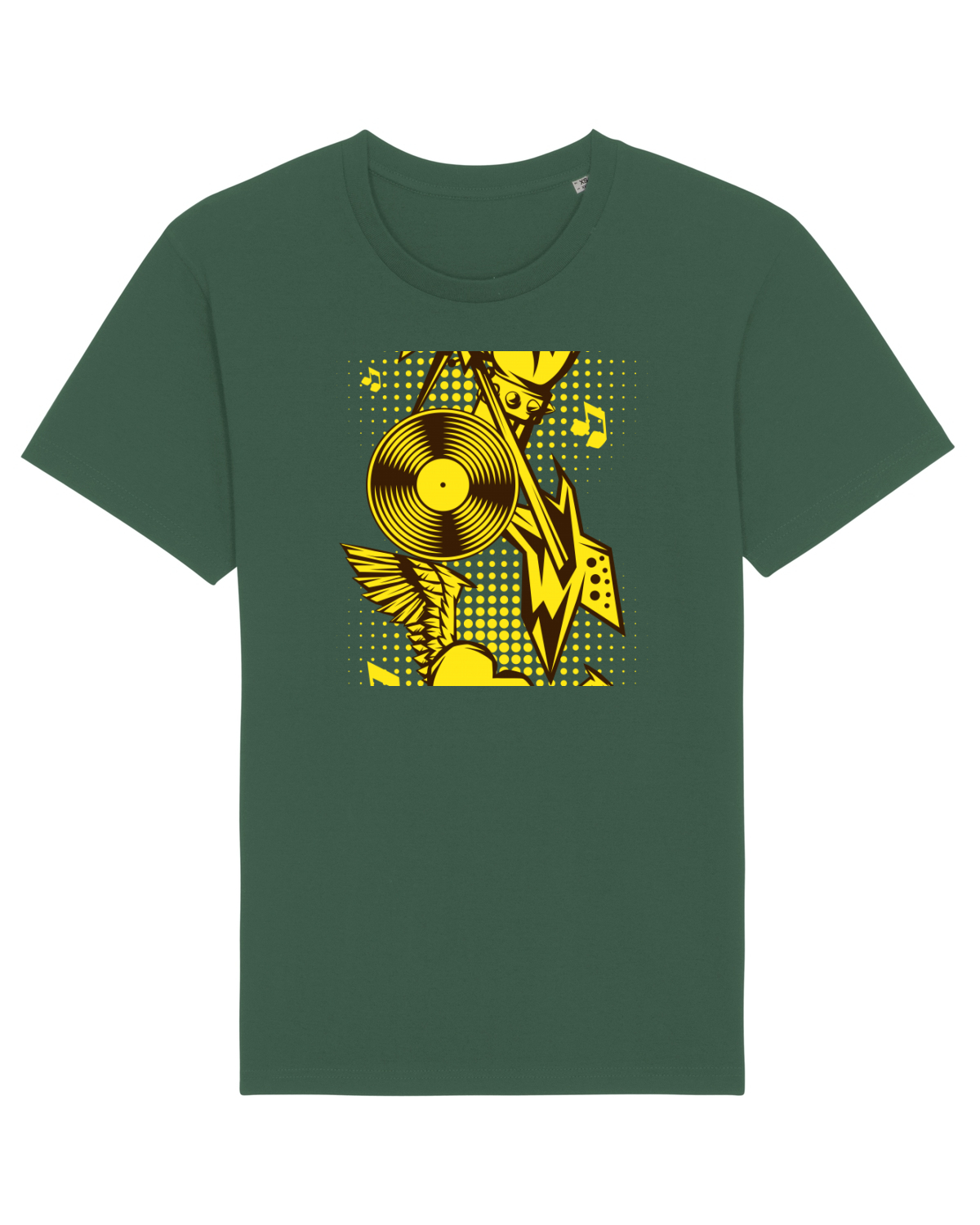 Tricou mânecă scurtă Unisex Rocker Bottle Green