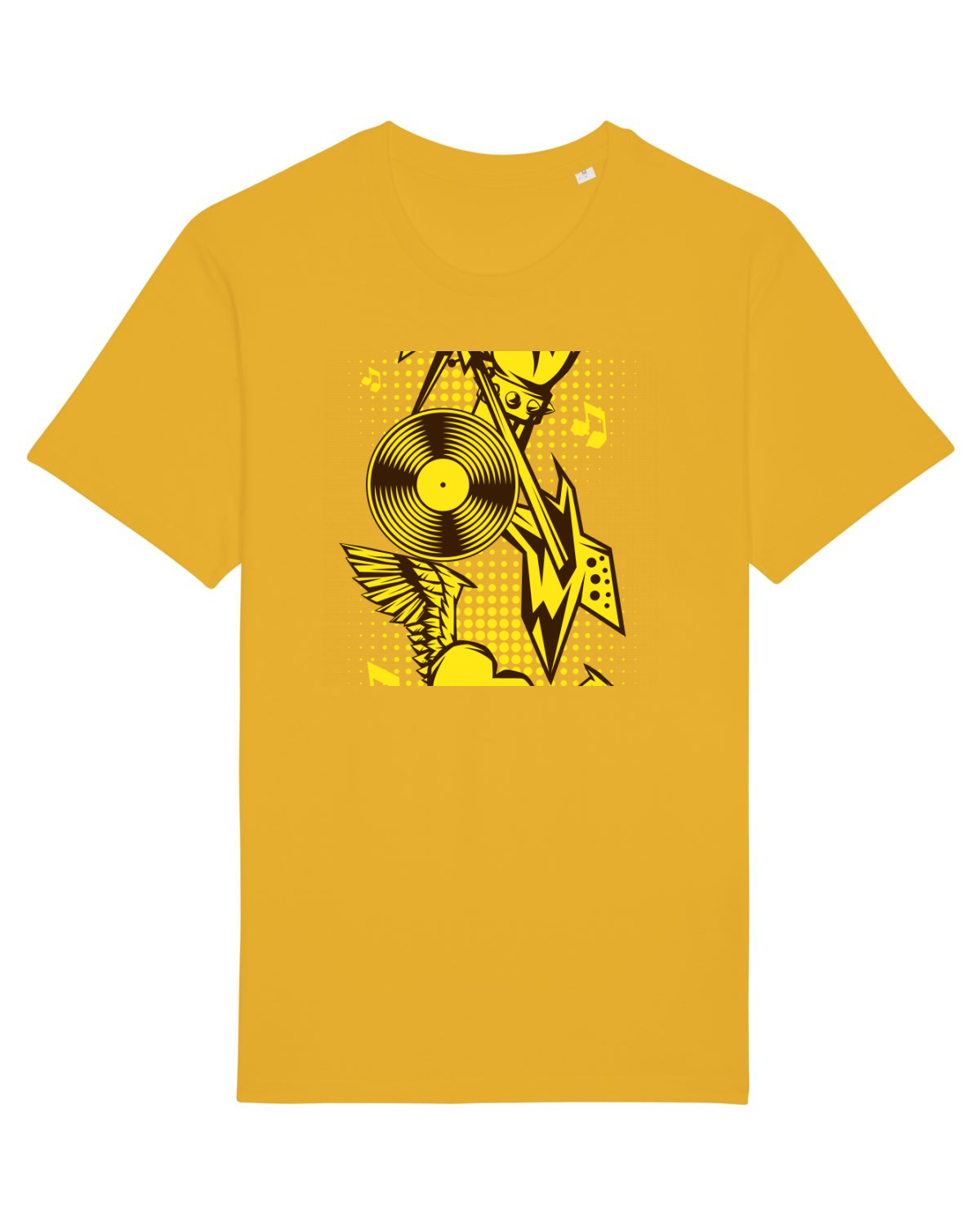 Tricou mânecă scurtă Unisex Rocker Spectra Yellow