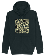 Rock And Roll Lover Hanorac cu fermoar Unisex Connector