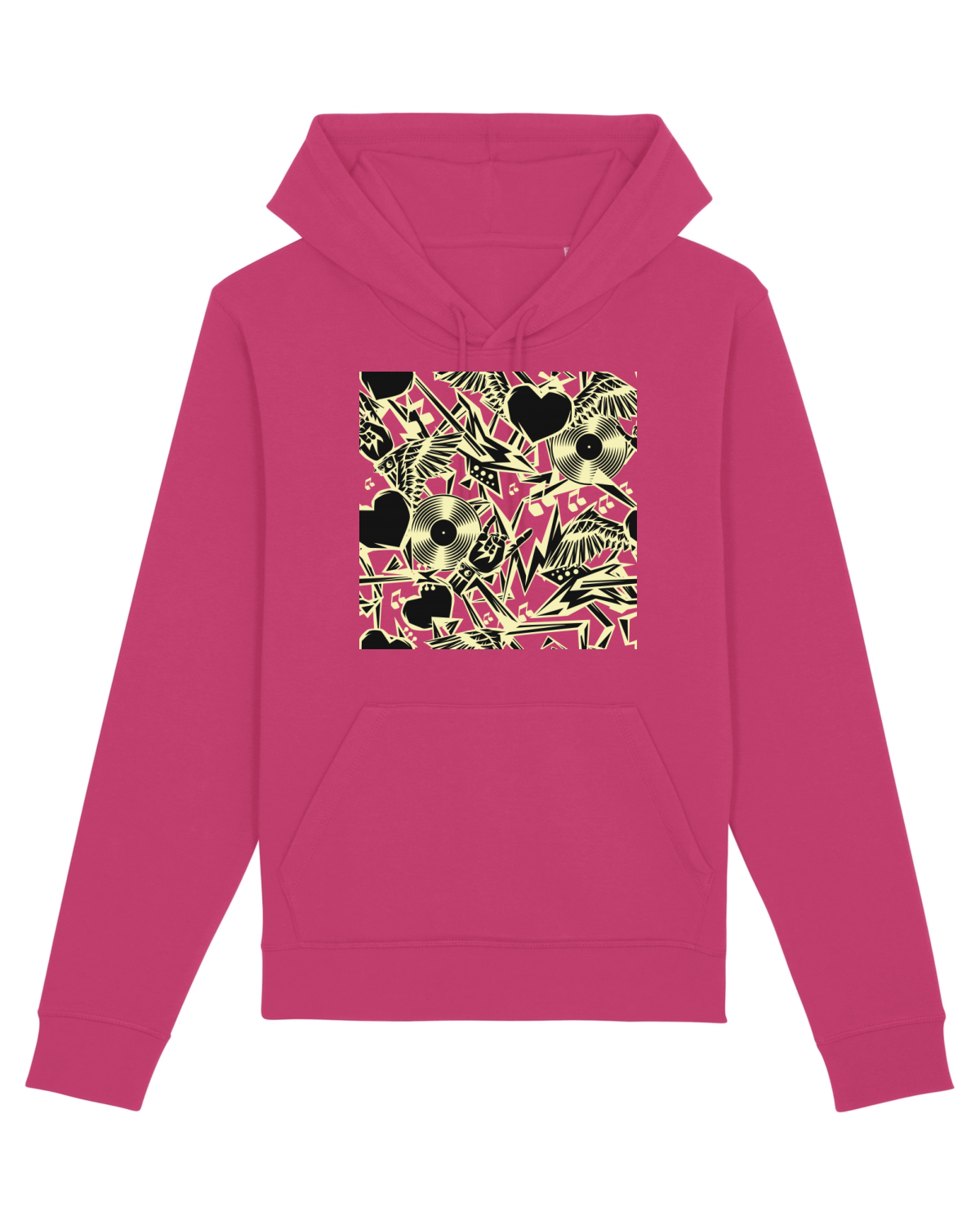 Hanorac Unisex Drummer Raspberry