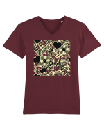 Rock And Roll Lover Tricou mânecă scurtă guler V Bărbat Presenter