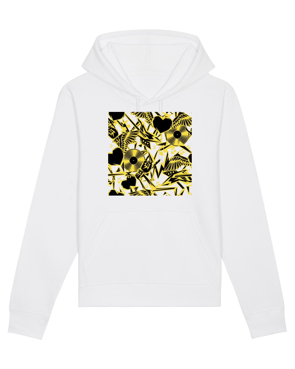Hanorac Unisex Drummer White