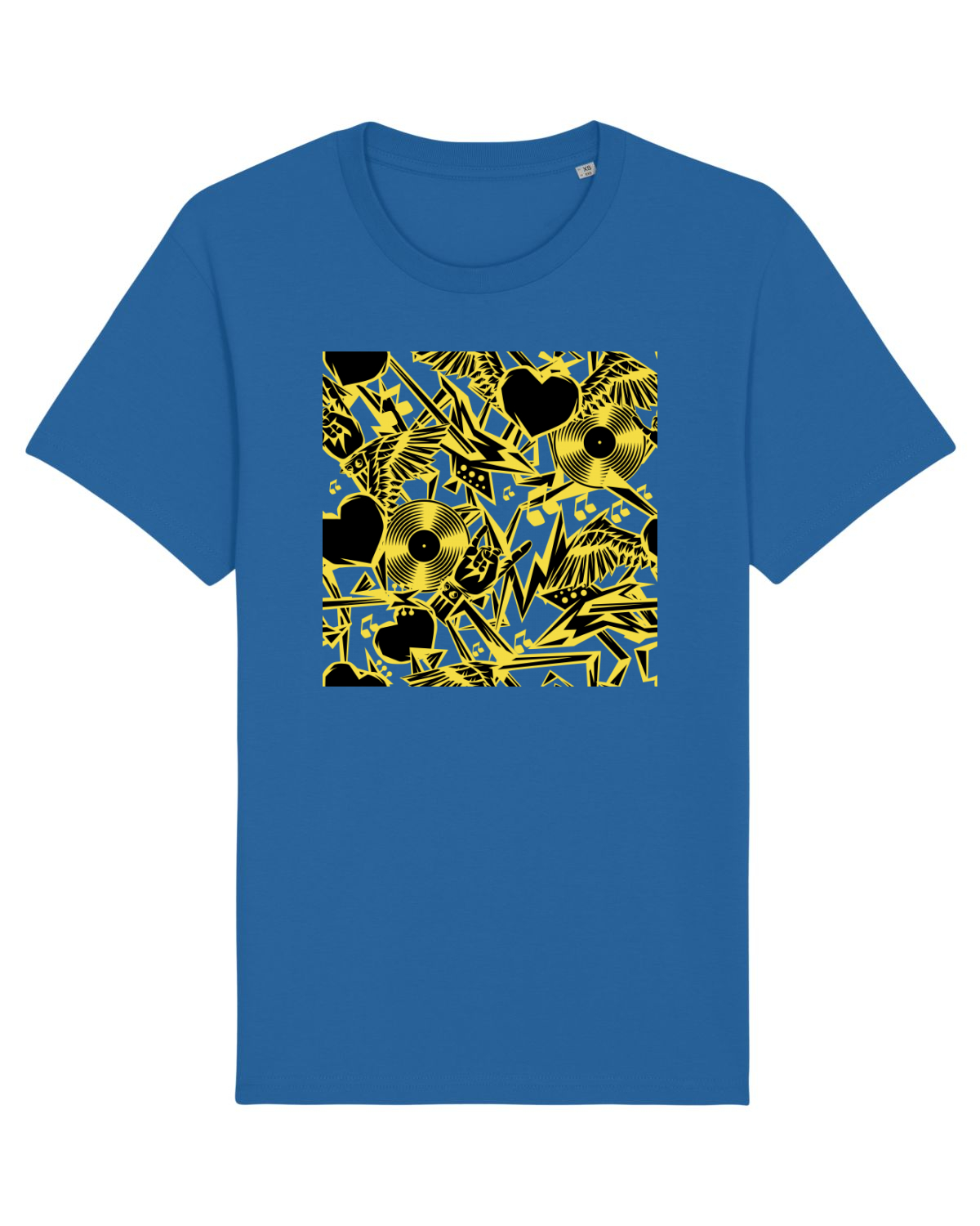 Tricou mânecă scurtă Unisex Rocker Royal Blue