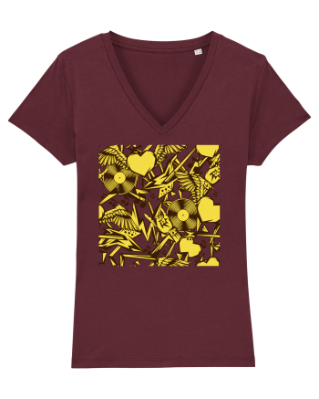 Rock And Roll Lover Burgundy