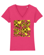 Rock And Roll Lover Tricou mânecă scurtă guler V Damă Evoker
