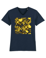 Rock And Roll Lover Tricou mânecă scurtă guler V Bărbat Presenter