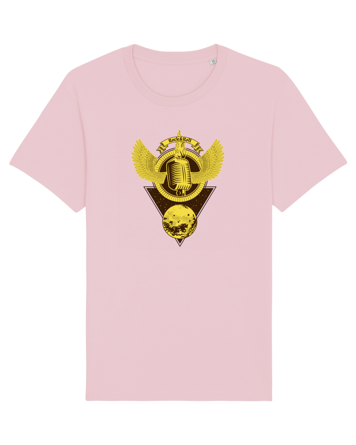 Tricou mânecă scurtă Unisex Rocker Cotton Pink