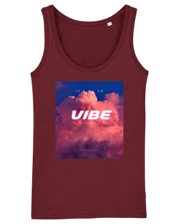 It's ok to vibe by yourself Burgundy