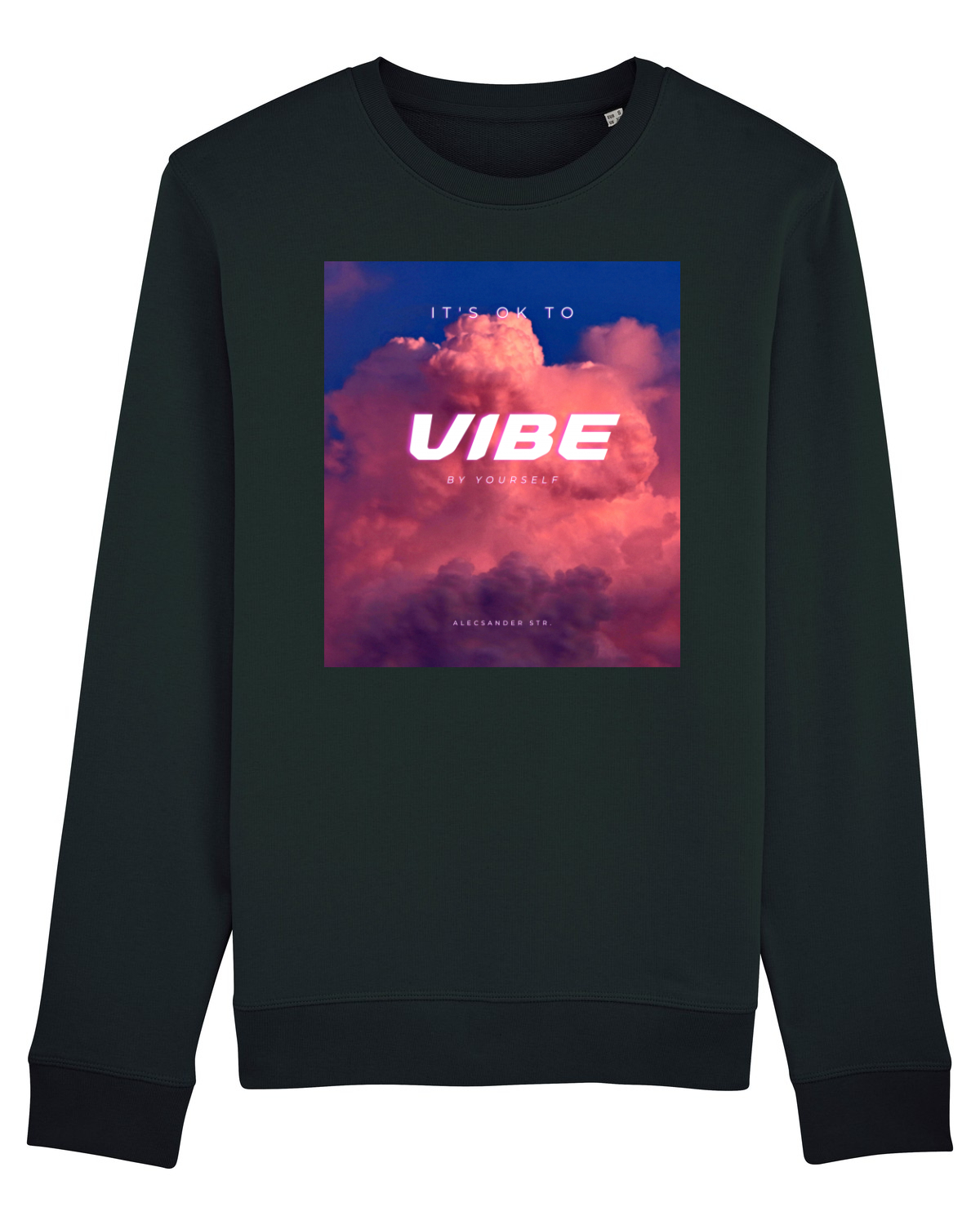 Bluză mânecă lungă Unisex Rise Black