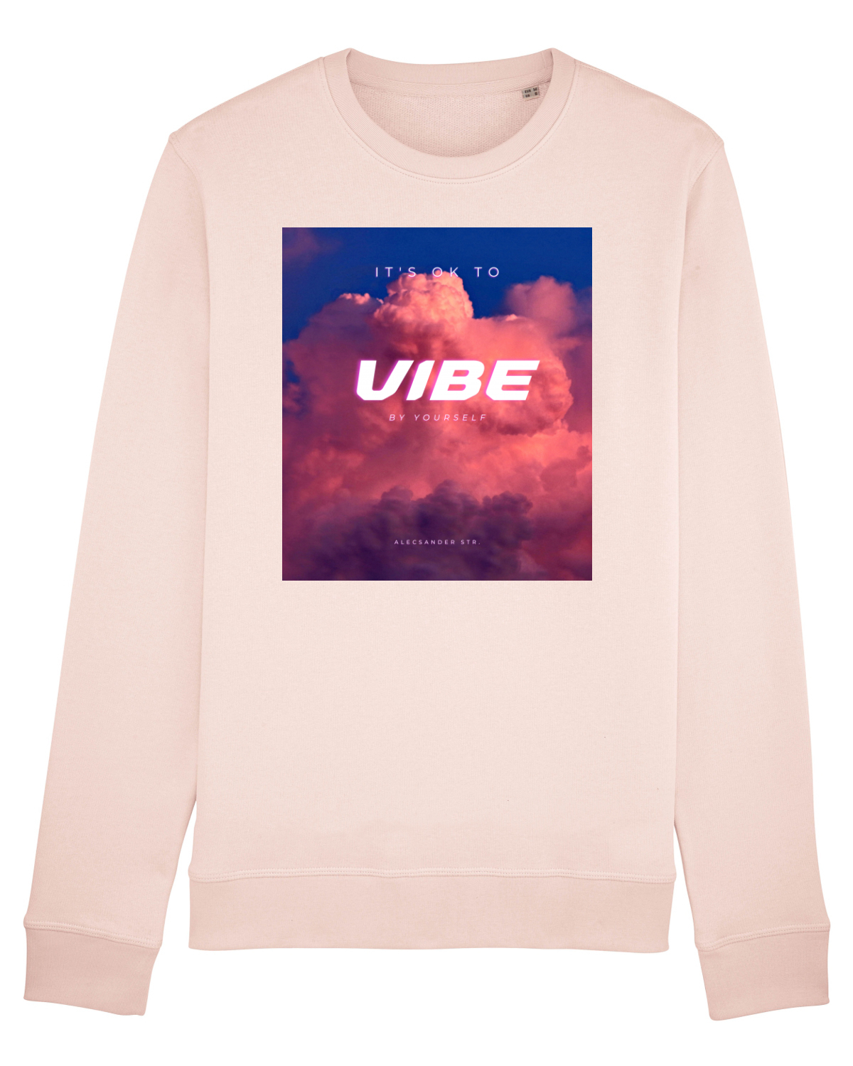 Bluză mânecă lungă Unisex Rise Candy Pink