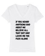 If you ... Tricou mânecă scurtă guler V Damă Evoker