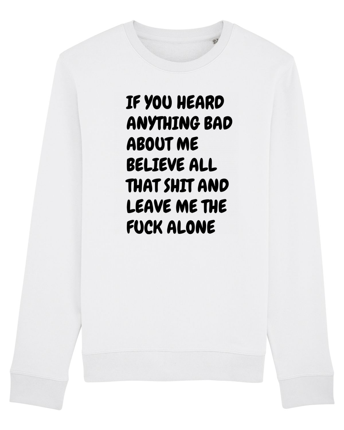 Bluză mânecă lungă Unisex Rise White