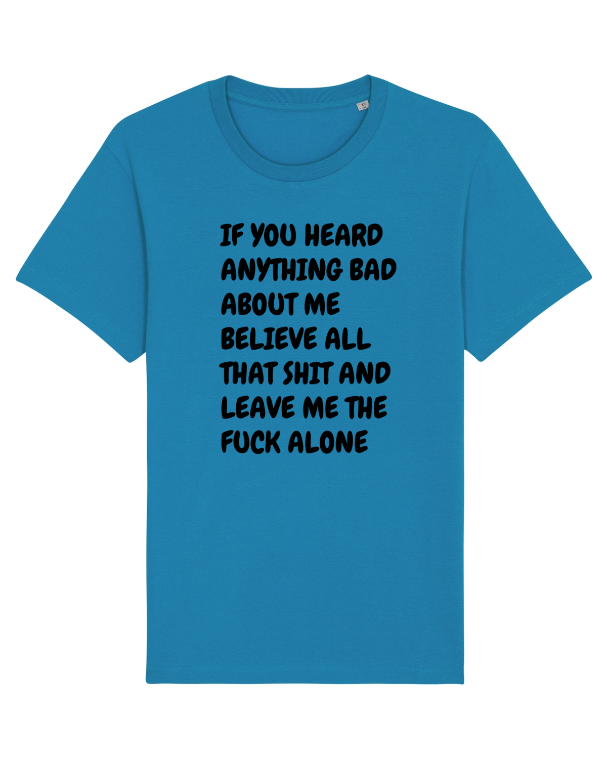 Tricou mânecă scurtă Unisex Rocker Azur